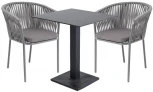 "Каффе" обеденная группа на 2 персоны, цвет "серый гранит" 4SIS арт.УТ-00002210