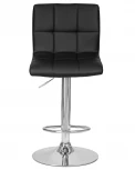 Стул барный DOBRIN CANDY (черный) 5006-LM CANDY, цвет сиденья черный, основания хром