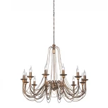 Подвесная люстра Vitaluce V1044-7/12 (220V, ковка, на цепи, свеча)