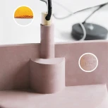 Подвесной бетонный светильник Skovl A Терракот ImperiumLoft Skovl01 (102054-26) (220V, на тросе, круглые)