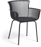 Стул уличный La Forma (ex Julia Grup) Surpika (Черный/ Полипропилен,Металл,Пластик)