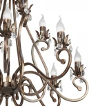 Подвесная люстра V1845-7/8+4 (220V, под старину)