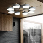 Потолочная люстра Move 8 Gray ImperiumLoft Move_01 (178257-26) (LED, 220V)