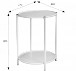 Стол журнальный BeautyStyle 21 белый/белый от фабрики Mebelik