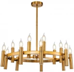 Потолочная люстра большая на штанге Leonardo 2156/05/15P Stilfort (220V, свеча)