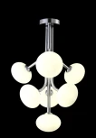 Потолочная люстра на штанге Crystal Lux Alicia SP7 CHROME/WHITE