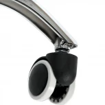 Офисное кресло TULIP (mod.106) белый/хром (металл/пластик/PU)