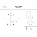 Потолочная люстра Maytoni Lita H002PL-06G (220V)