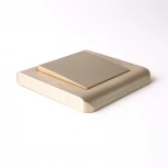 Выключатель одноклавишный (шампань рифленый) Werkel W1110010 (a051426)