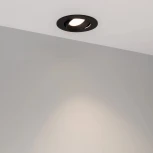 Встраиваемый точечный светильник MS-ATOLL-BUILT-TURN-R94-10W Day4000 (BK, 60 deg, 230V) (Arlight, IP54 Металл) 044620 (LED)