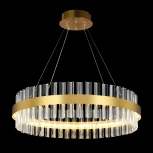 Подвесная люстра с таймером Natali Kovaltseva Royalton INNOVATION STYLE 83108 (LED, 220V, хрусталь, пульт управления, управление смартфоном, на тросе, круглые)