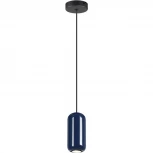 Подвесной светильник Odeon Light Ovali 5053/1E PENDANT черный/синий/металл GU10 LED 4W (220V, на проводе)