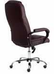 Кресло BERGAMO хром (22) кож/зам, коричневый, 36-36 Tetchair 19369