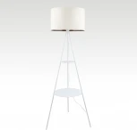 Торшер с полкой на треноге со столиком Lussole Levy LSP-0669 (220V, выключатель)