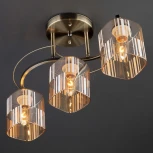Потолочная люстра Eurosvet Susan 30124/3 античная бронза