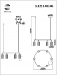 Подвесной светильник ST Luce Kendo SL1213.403.06
