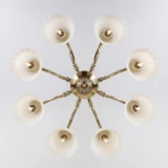 Потолочная люстра на штанге Eurosvet Campina 60107/8 античная бронза (220V)