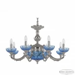 Подвесная люстра Bohemia 7220 72209P/8/210 Ni P Aquamarine/M-1F