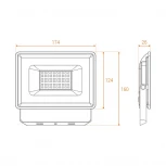 Светодиодный прожектор 50Вт 5700К IP65 Wolta WFL-50W/06