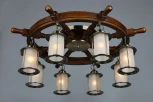 Потолочная люстра Omnilux Ferro OML-50307-08 (220V, штурвал)