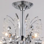 Потолочная люстра хрустальная на штанге Reluce 90324-0.3-07 CR (220V)