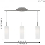 Подвесной светильник Eglo Troy 3 85978