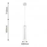 Подвесной светильник Favourite Aenigma 2557-1P (220V, на проводе, круглые)