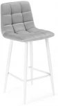 Полубарный стул Notta Чилли К светло-серый / белый 537075