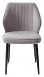 Стул VENA, цвет B22 Серый, велюр / черный каркас