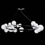 Подвесная люстра ST Luce Necton SL1165.403.24 (220V, на тросе, шарики, молекулы)