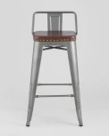 Стул полубарный Stool Group TOLIX SOFT серебристый УТ000001291