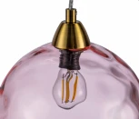 Подвесной светильник Memoria V000091 (11003/1P Pink) (220V, на проводе, шар)