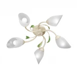 Потолочная люстра Vitaluce V3232/5PL (220V, листья)