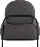 Кресло Stool Group Стоун ткань букле тёмно-серый УТ000036911