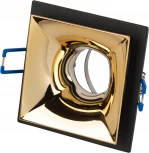 Точечный светильник ЭРА KL102 BK/GD