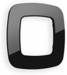 Рамка Ambrella Volt OMEGA Radian (Черный Стекло закаленное натуральное) 1-ая OF350801