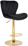 Барный стул Woodville Porch black / golden 15506