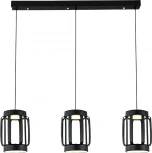 Подвесной светильник с таймером (14027/6P Black) Indigo Capsula V000157L (LED, 220V, пульт управления, на проводе)