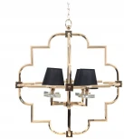 Подвесная люстра Lumina Deco LDP 8020-4 GD+BK