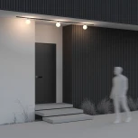 Трековый светильник 9W 48V Maytoni Luna O-TR01-2-S-9WB3K (LED, шар, IP65)