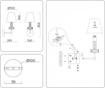 Бра Ambrella HIGH LIGHT LH71005 (220V)