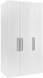Шкаф Mobi трехдверный Вестра белый шагрень 518140