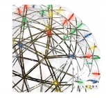 Подвесной светильник iLedex Stratosphere FG 800-92 RGB CR (220V, на проводе, шар)