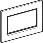 Кнопка смыва Geberit Sigma 30 115.893.14.1 черный матовый / хром глянцевый