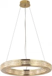 Подвесной светильник Newport 8560 8560/60 C gold polished (220V, хрусталь, на тросе, кольцо)