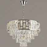 Подвесная люстра хрустальная Reluce 08304-0.4-10 CR