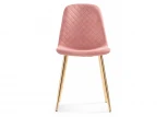 Стул на металлокаркасе dabl pink / gold