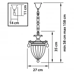 Подвесная люстра Osgona Schon 790034 (220V)
