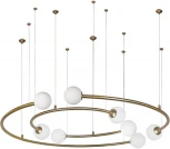 Подвесной светильник Infinite 10155/1100 Gold (220V, на тросе, шарики, солнечная система)