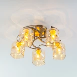 Потолочная люстра Eurosvet Brice 30158/5 античная бронза